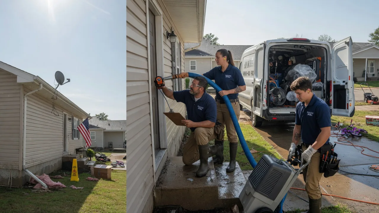 Ceiling Water Damage Restoration in Luling, LA near me